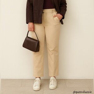 Calvin Klein Peach Hidden Button Pants Women’s 0